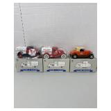 3 Die Cast Banks, Texaco, Texaco Fire Chief, A& W