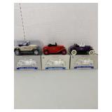3 Die Cast Banks,Fire Dept, SunSweet, NTPA.