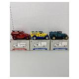 3 Die Cast Banks,Allis Chalmers, Sunoco, Liberty