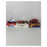 3 Die Cast Banks,FINA, North xx Apple Fire,