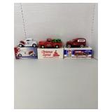 3 Die Cast Banks, 2 Sentry, 1994 Christmas