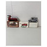 3 Die Cast Banks, NIB, Texas Company, Eastwood