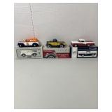 3 Die Cast Banks, NIB, Wheaties, JC Whitney, Ron