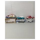 3 Die Cast Banks, NIB, Pepsi-Cola, Liberty, amoco