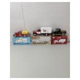 3 Die Cast Banks, NIB, Sun-Maid Raisins,