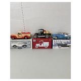 3 Die-Cast Banks, NIB, Gilmore, The Golden Rule,