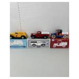 3 Die-Cast Banks, NIB Kodak, Gulf, Massey