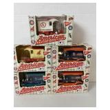 5 MLB Die Cast Banks, NIB,