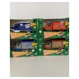 4 NFL Die Cast Banks, NIB,