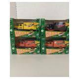 4 NFL Die Cast Banks, NIB,