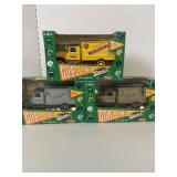 3 NFL Die Cast Banks, NIB,