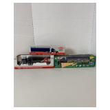 3 Die Cast Tractor Trailer Collectibles,NIB