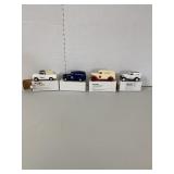 4 Die Cast Dime Banks, NIB, Replica, smith &