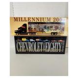 Die Cast Millennium Semi Hauler, 7 Piece Car Art,