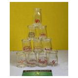 Creamer Jars With Advertising labels