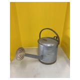 Galvanized water can with Brass