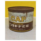 Cap Coffee Can