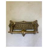 Brass Letters Door Slot With Pull Handle