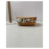 Longaberger Basket, 2002, liners, flat Lid