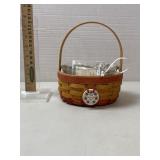 Longaberger Basket,1998,liners,