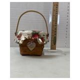 Longaberger Basket, 1986, liners, Pivot Handle