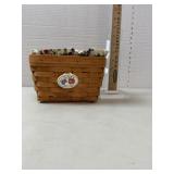 Longaberger Basket, 1990, liners,