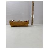 Longaberger Basket.1999, divider, liners