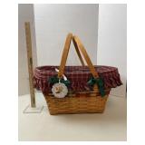 Longaberger Basket,1992x Liners, Pivot Handles
