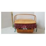 Longaberger Basket, 1993: Wooden Lid, Pivot