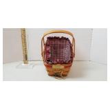 Longaberger Basket, 1991: Pivot Handles, Liners