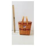 Longaberger Basket, 1991: Wooden Lid, Pivot