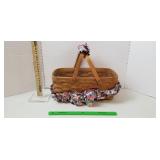 Longaberger Basket, 1988: Pivot Handles, Liners