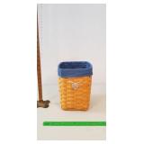 Longaberger Basket, 2002: Blue Cloth Liner,