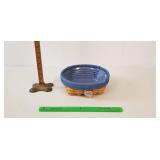 Longaberger Basket, 2003: Blue Cloth Liner,