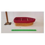 Longaberger Basket, 2003: Wooden Dividers, Liners