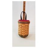 Longaberger Basket, 2002: Leather? Handle, Liners