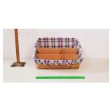 Longaberger Basket, 2003: Wooden Dividers, Liners