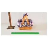 Longaberger Basket, 2002: Pivot Handles, Liners