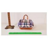 Longaberger Basket, 1991: Leather Handle, Liners