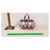 Longaberger Basket, 1994: Leather Handle, Liners