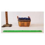 Longaberger Basket, 1995: Braided Leather