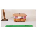 Longaberger Basket, 2003: Wooden Lid, Rolodex