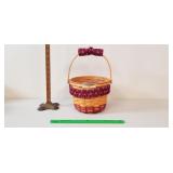 Signed Longaberger Basket, 2001: Pivot Handle,