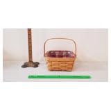 Longaberger Basket, 2003: Pivoted Handle, Liners