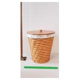 Longaberger Basket, 2006: Wooden Lid, Liners