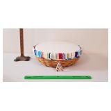 Longaberger Basket, 2005: Plastic Lid, Deviled