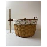 Longaberger Basket,2002, Liners,Lid