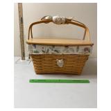 Longaberger Basket,1999, Liners, Divider,