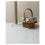 Longaberger Basket,2004, Liners, Pivot Handle