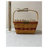 Signed Longaberger Basket,1999, Liners,